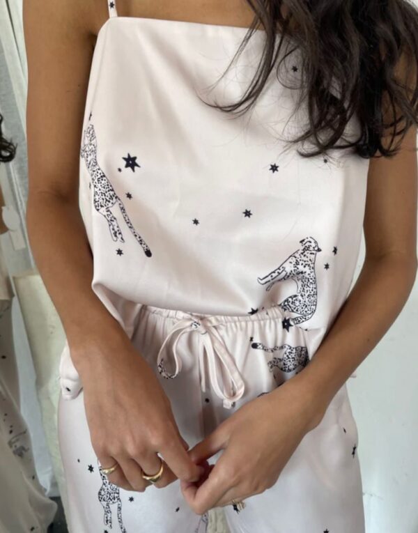 Asteria printed satin pants - Image 2