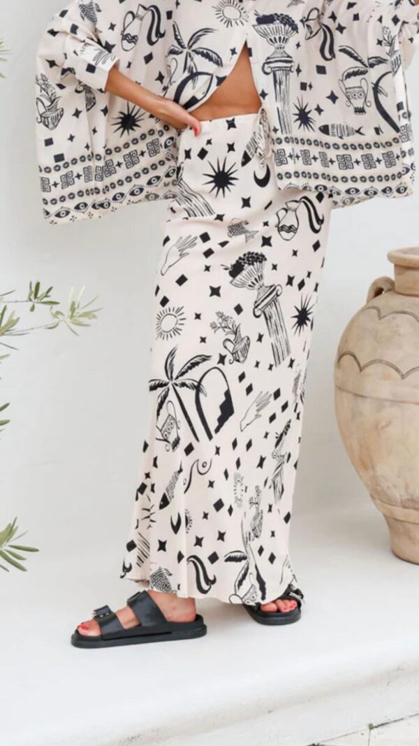 Zenga drawstring bias skirt - Image 2