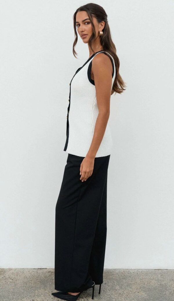 Ribbed knit vest - Image 2