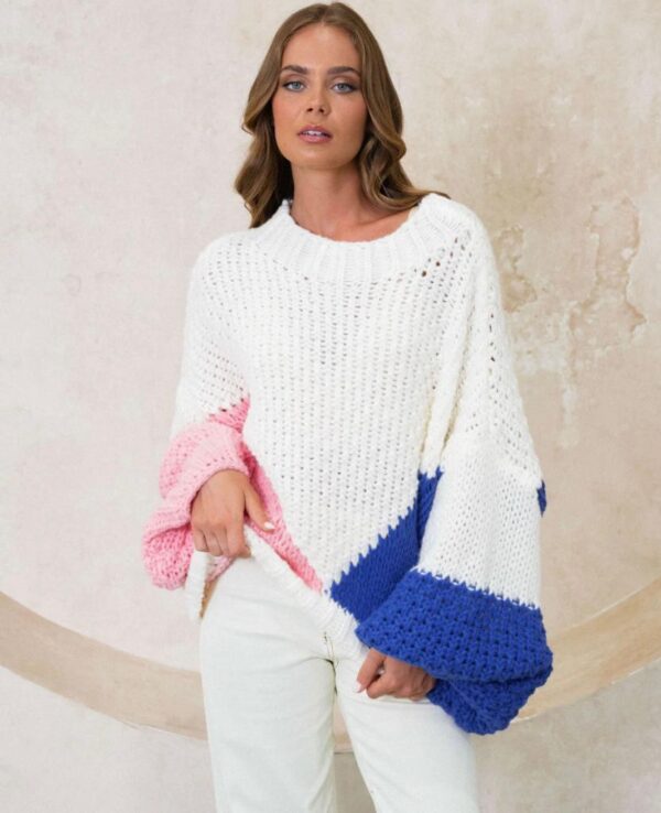 Oversized chunky knit jumper