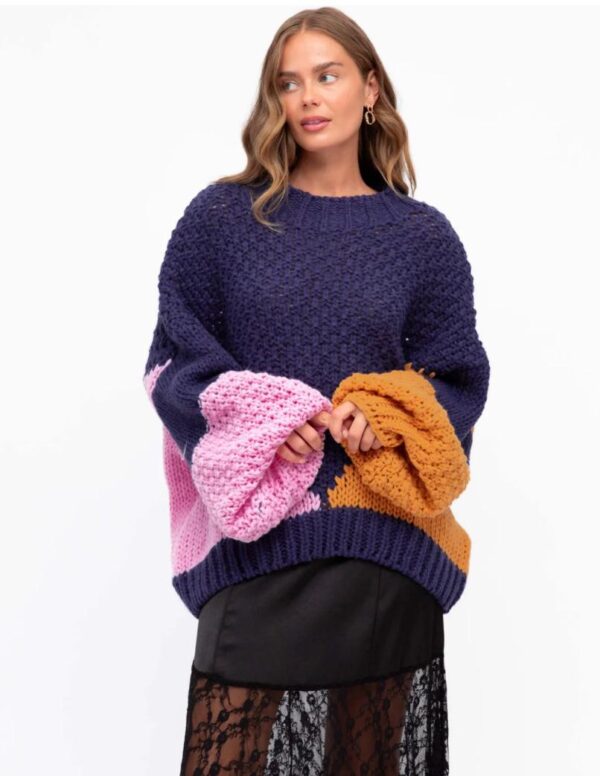Oversized chunky knit jumper