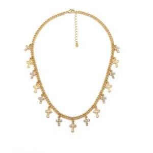 Cross luxe necklace