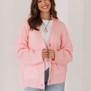 Chunky knit cardigan